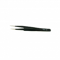Пинцет 125mm антимагнитный, антистатический (прямой, острый) esd18